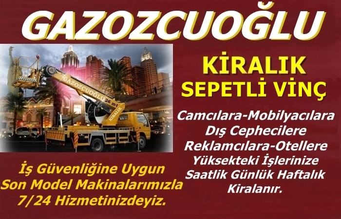 Kuşadası Asansör Kiralama - Kiralık Asansör 0535 221 22 34